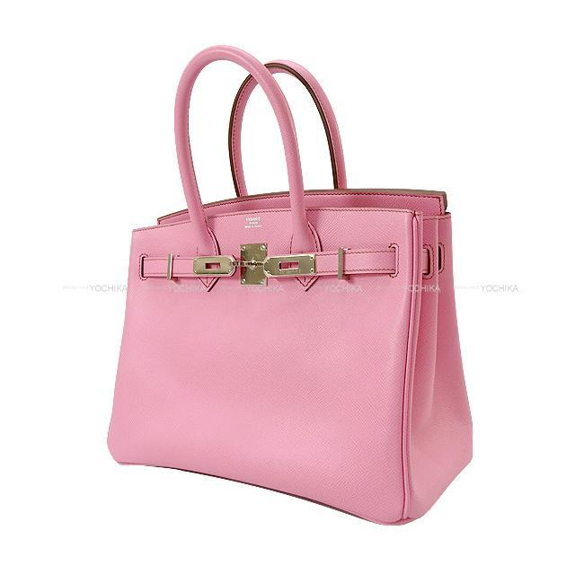 HERMES エルメス ハンドバッグ バーキン30 ピンク エプソン シルバー金具 新品未使用