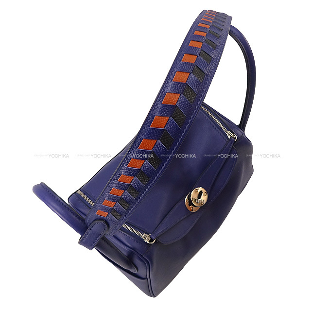 エルメス　ルージュ　ブルーニ エルメス リンディ26 ブルーニュイ トリヨンクレマンス シルバー