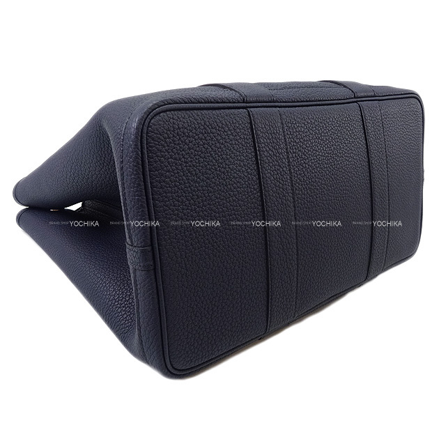 HERMES エルメス トートバッグ ガーデンパーティ 36 PM ブルー