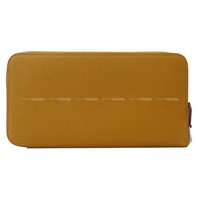HERMES エルメス 長財布 アザップシルクイン 赤道直下 セサミ/ミント  