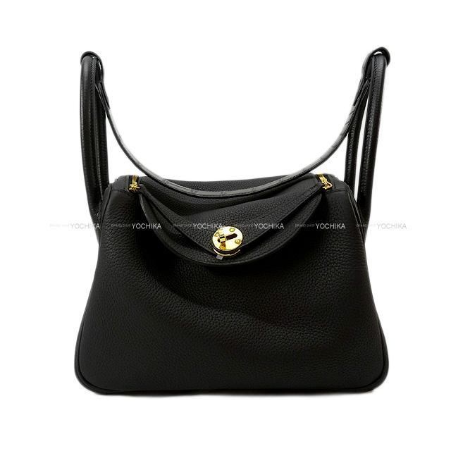 HERMES エルメス ショルダーバッグ リンディ26 タッチ 黒 トリヨン  