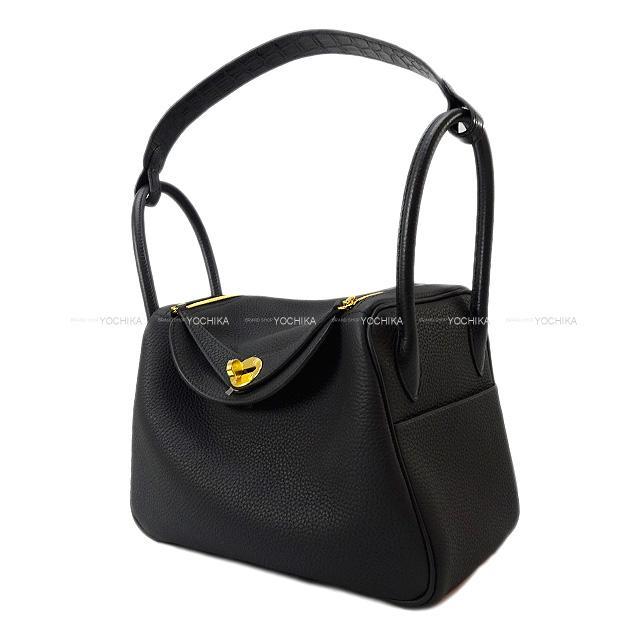 HERMES エルメス ショルダーバッグ リンディ26 タッチ 黒 トリヨン 
