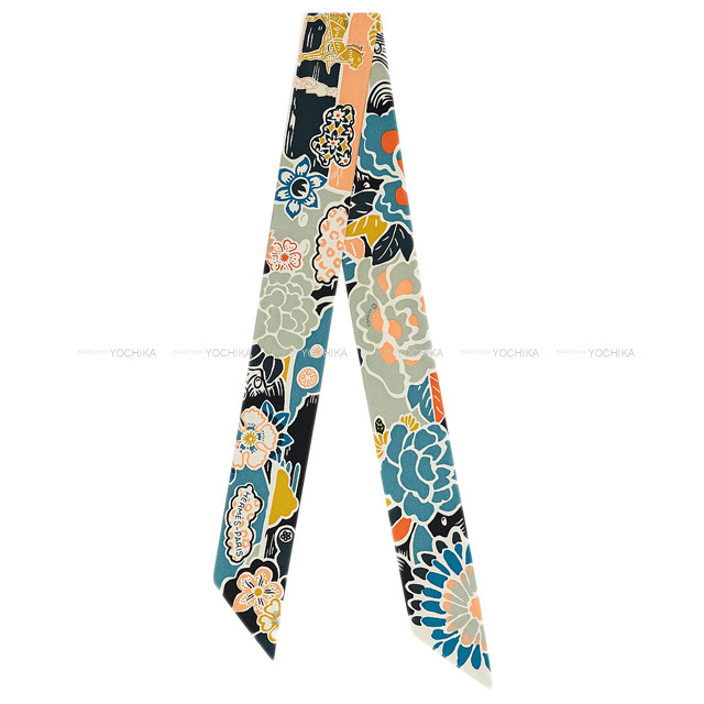 2021年秋冬 HERMES エルメス スカーフ ツイリー Bingata 紅型 ヴェール  