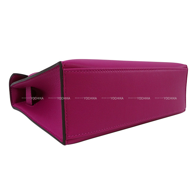 HERMES エルメス ハンドバッグ ポシェットケリー ローズパープル