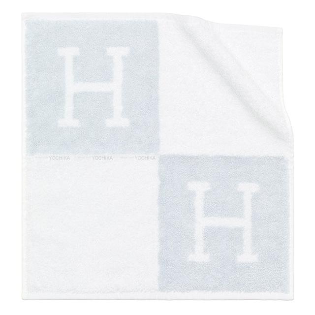 HERMES エルメス ハンドタオル "アヴァロン サマルカン" ブルーグラシエ コットン100% 新品