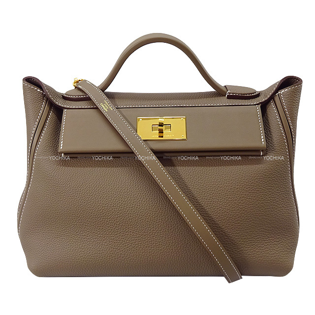 エルメス 手袋 エトゥープ！ HERMES エルメス ショルダーバッグ サック24/24 29 ヴァン