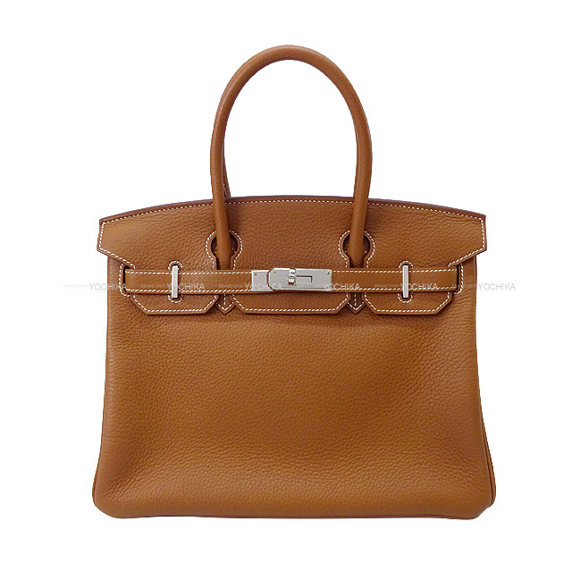 HERMES エルメス ハンドバッグ バーキン30 ゴールド トゴ