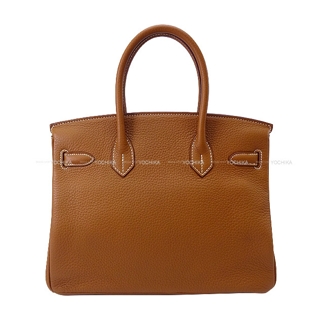 HERMES エルメス ハンドバッグ バーキン30 ゴールド トゴ