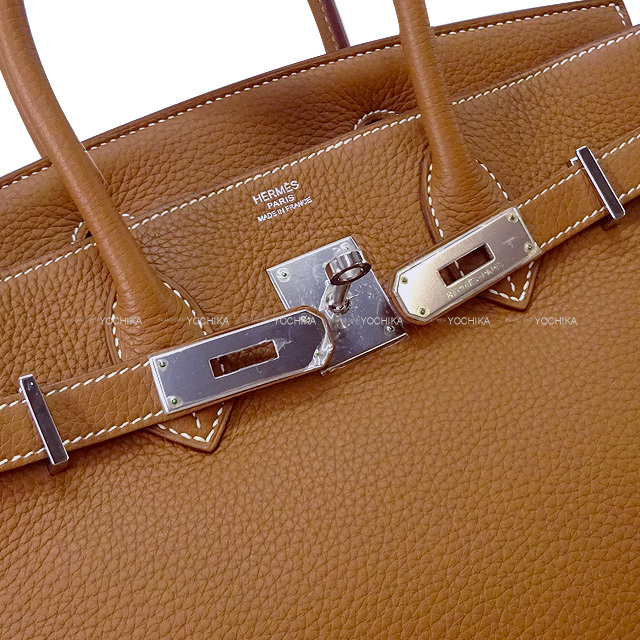 HERMES エルメス ハンドバッグ バーキン30 ゴールド トゴ