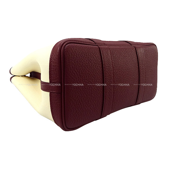 HERMES エルメス ガーデンパーティ pm トワル ボルドー系 トートバッグ HERMES エルメス トートバッグ ガーデンパーティ 30 TPM
