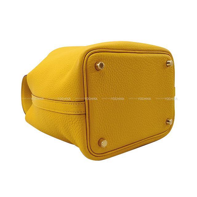 HERMES エルメス ハンドバッグ ピコタンロック 18 PM ジョーヌ