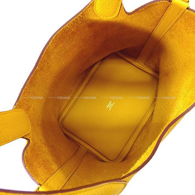 ❤お得なお品❤ピコタンロックPM18 ジョーヌアンブル G金具 エルメス Y刻印 ❤お得なお品❤ピコタンロックPM18 ジョーヌアンブル G金具 エルメス Y刻印