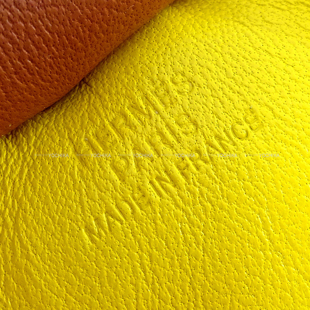 HERMES エルメス バッグチャーム "ロデオ/RODEO" MM ジョーヌナプルXセレステXゴールド アニューミロ(ラム) 新品未使用