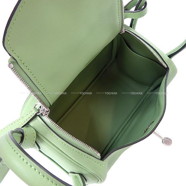 HERMES エルメス 2Way ショルダーバッグ リンディ ミニ 20 ヴェールクリケット スイフト シルバー金具 新品