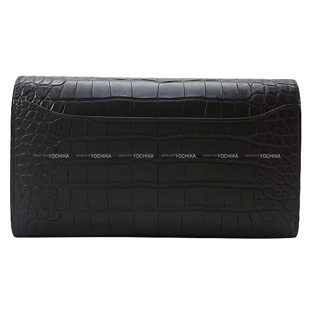 HERMES エルメス 長財布 コンスタンスロング 黒 (ブラック