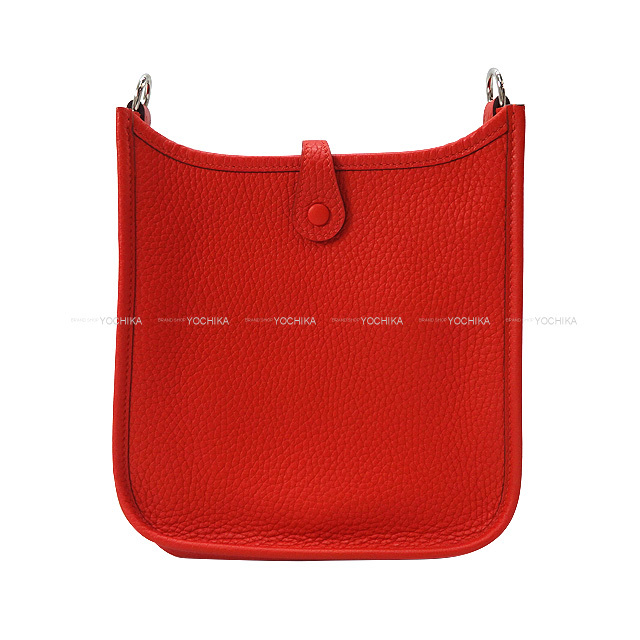 エルメス ショルダーバッグ エヴリン 16 TPM アマゾン ルージュトマト  