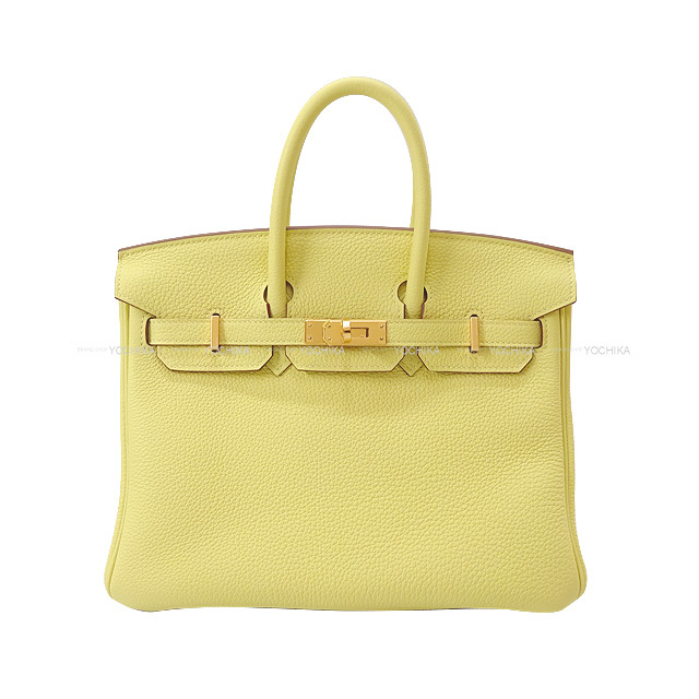 HERMES エルメス ハンドバッグ バーキン25 ジョーヌプッサン トゴ