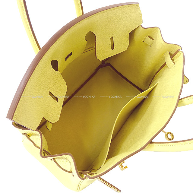 HERMES エルメス ハンドバッグ バーキン25 ジョーヌプッサン トゴ