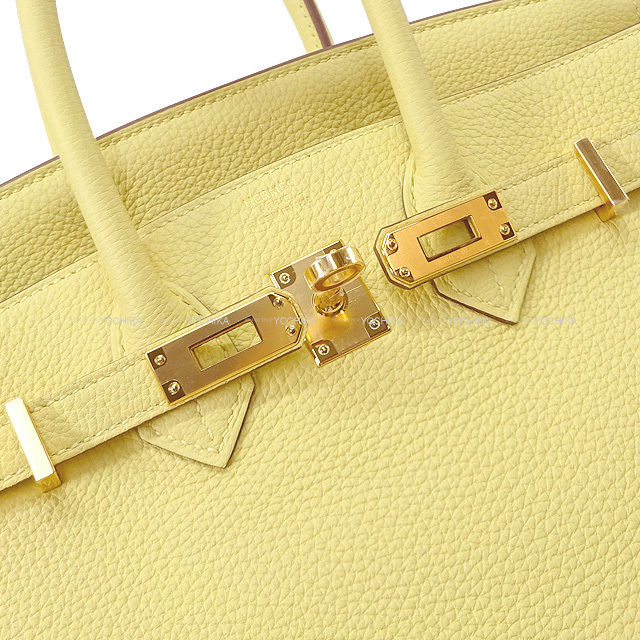 HERMES エルメス ハンドバッグ バーキン25 ジョーヌプッサン トゴ