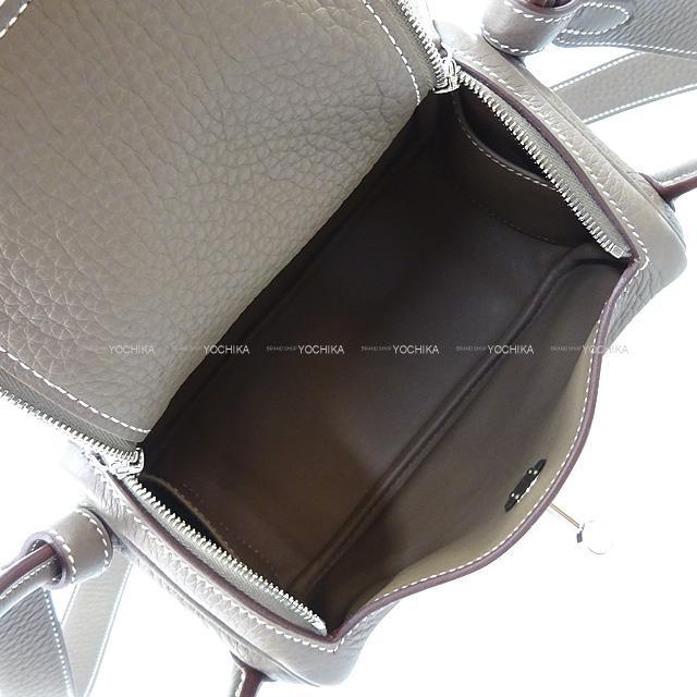 HERMES エルメス 2Way ショルダーバッグ リンディ ミニ 20 エトープ トリヨン 新品未使用