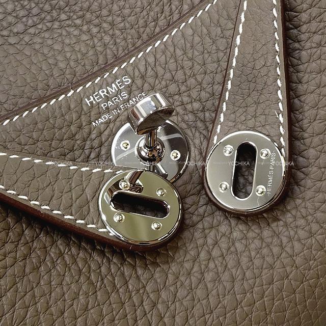 HERMES エルメス 2Way ショルダーバッグ リンディ ミニ 20 エトープ トリヨン 新品未使用