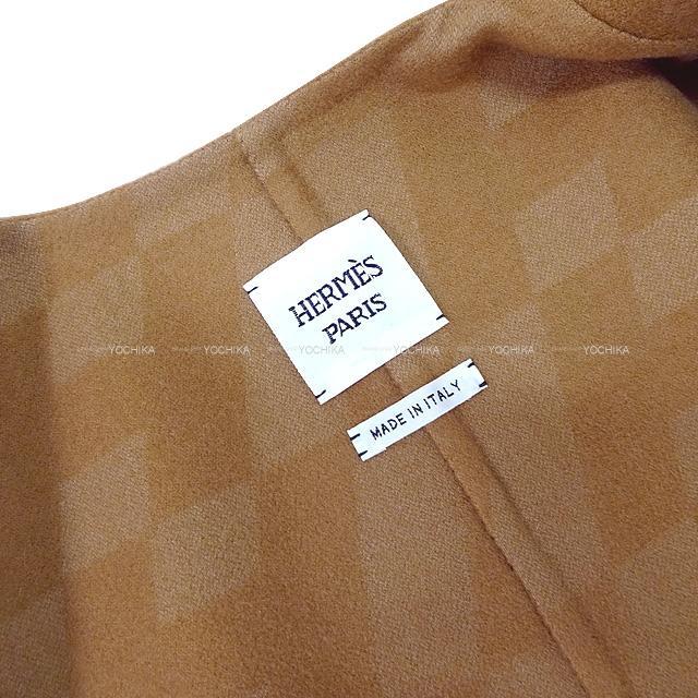2020年 春夏 HERMES エルメス レディース ノーカラーコート ダブルフェイス "Esprit Equestre