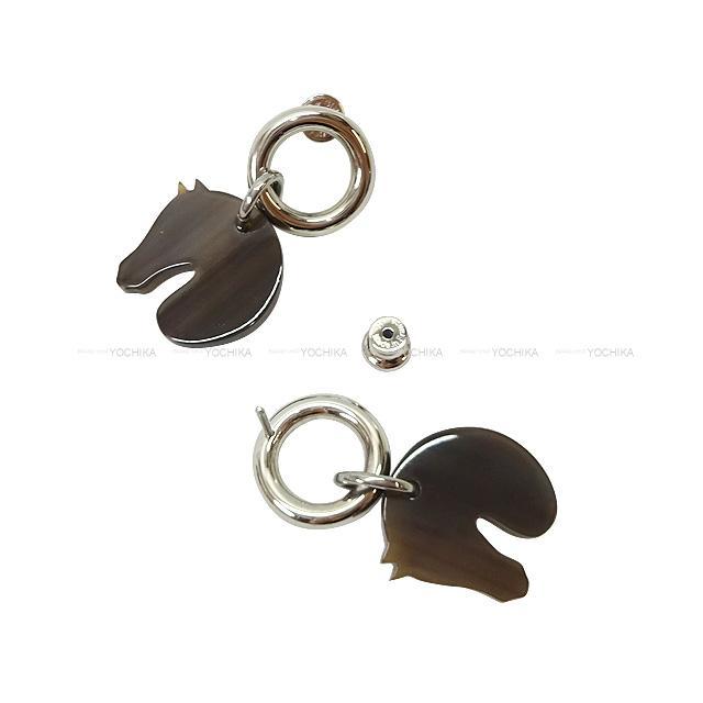 HERMES エルメス ピアス "エクリプス" ドロップイヤリング
