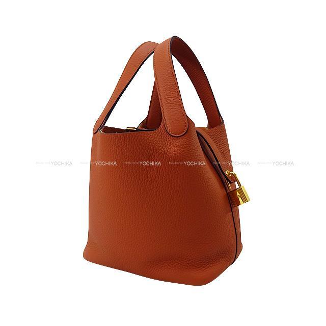 HERMES エルメス ハンドバッグ ピコタンロック 18 PM キュイーブル トリヨン ゴールド金具 新品
