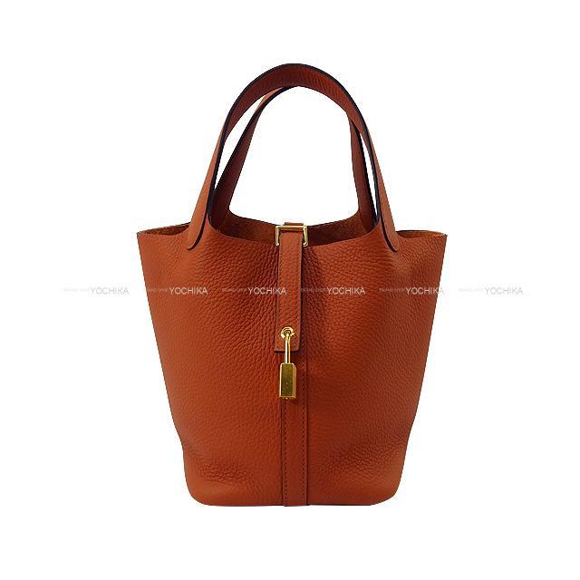 HERMES エルメス ハンドバッグ ピコタンロック 18 PM キュイーブル トリヨン ゴールド金具 新品