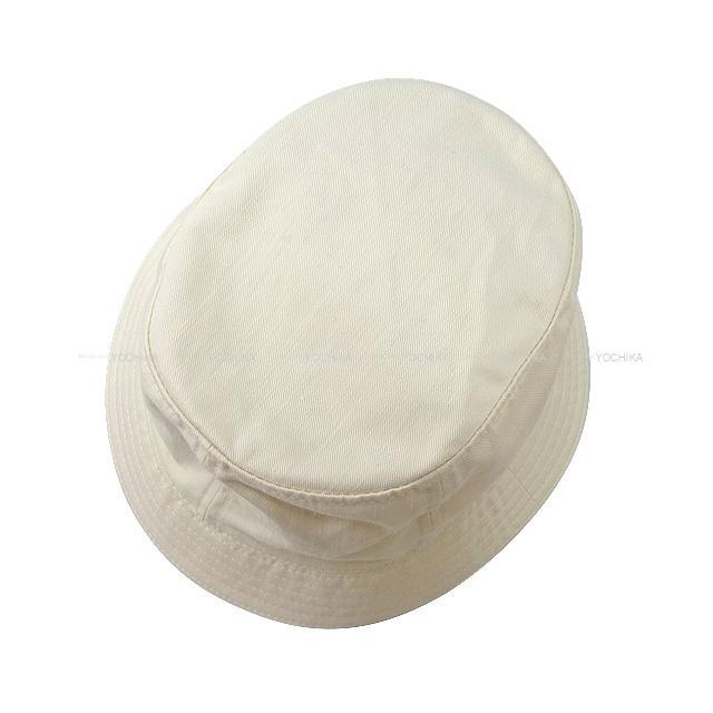 HERMES エルメス レディース ストローハット 帽子 "ノラ" #58 ナチュラル 麻100% 新品