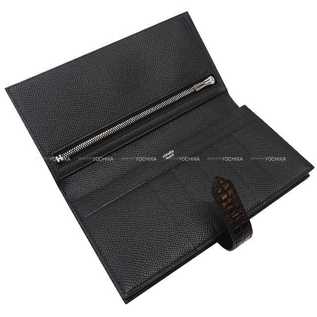 HERMES エルメス 長財布 ベアンスフレ タッチ 黒 (ブラック) エプソン