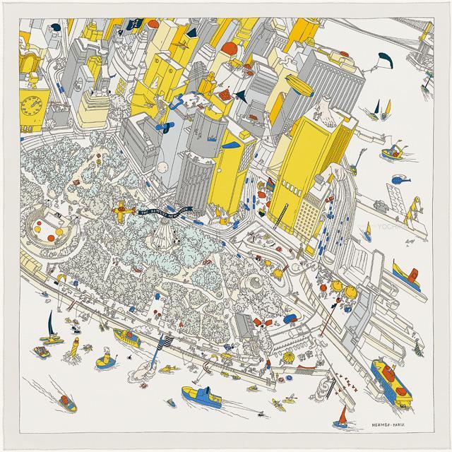 2020年春夏 HERMES エルメス スカーフ カレ90 「バッテリー  