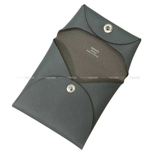 HERMES エルメス バスティア ヴェルソ コインケース ヴェールアマンド
