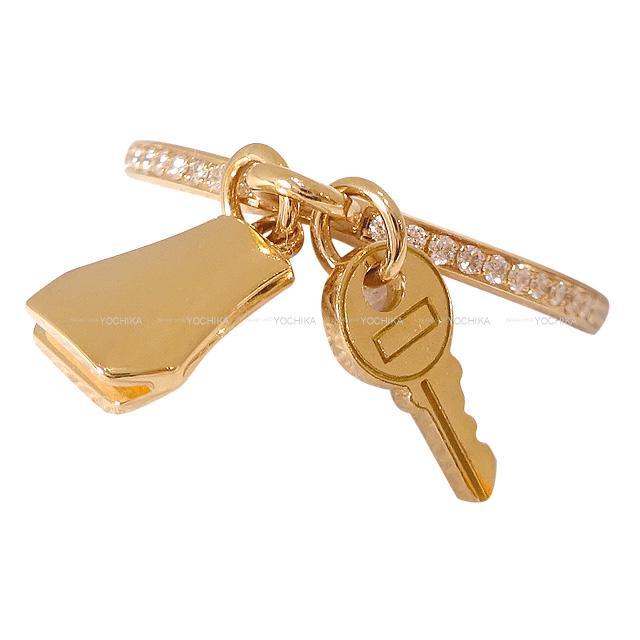 HERMES エルメス 指輪 ”ケリークロシェット” PM リング ローズゴールド/ダイヤモンド0.11ct #53 新品未使用 HERMES エルメス 指輪 ”ケリークロシェット” PM リング ローズゴールド/ダイヤモンド0.11ct #53 新品未使用