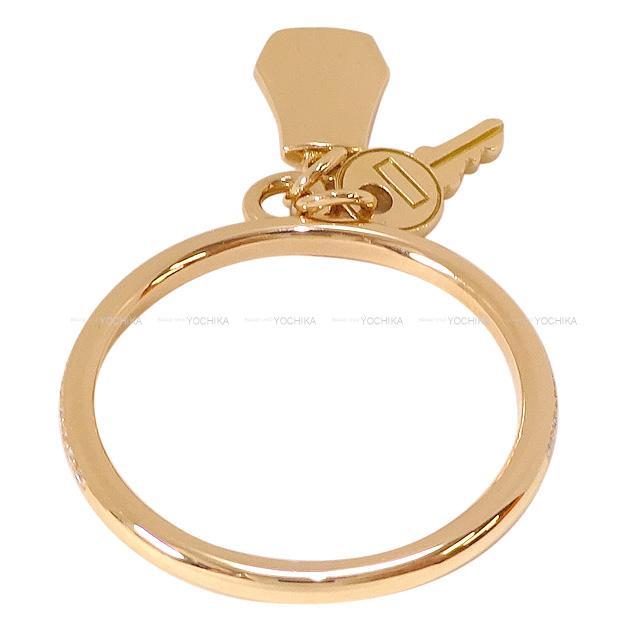 HERMES エルメス 指輪 ”ケリークロシェット” PM リング ローズゴールド/ダイヤモンド0.11ct #53 新品未使用 HERMES エルメス 指輪 ”ケリークロシェット” PM リング ローズゴールド/ダイヤモンド0.11ct #53 新品未使用