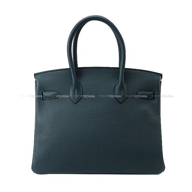 HERMES エルメス ハンドバッグ バーキン30 ヴェールシプレ(サイプレス) トリヨン シルバー金具 新品
