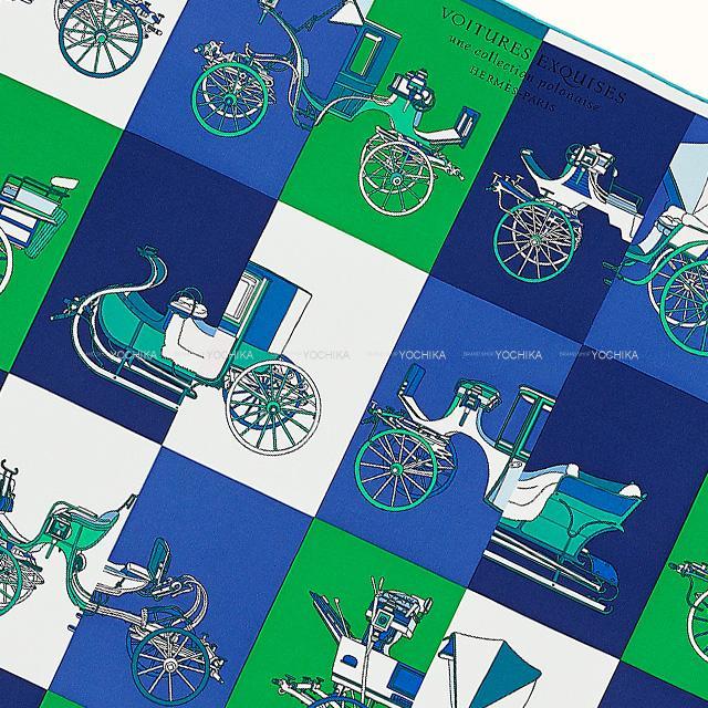 2021年秋冬 新作 HERMES エルメス スカーフ カレ90 "リフトプロフィール" ヴェールノアール 新品