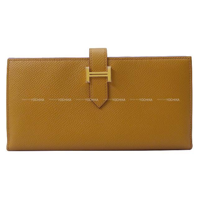 エルメス 長財布 ベアンスフレ ヴェルソ ローズコンフェッティXセサミ エプソン 新品