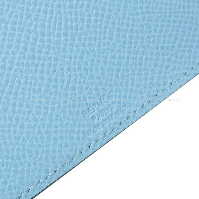 HERMES エルメス パスポートケース タルマックPM ブルーデュノール エプソン シルバー金具 新品未使用