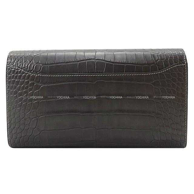 HERMES エルメス 長財布 コンスタンスロング ブルーデュノール エバーカラー ゴールド金具 新品未使用
