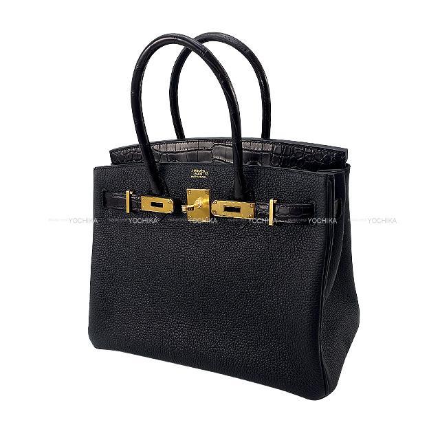 HERMES エルメス ハンドバッグ バーキン30 タッチ 黒 (ブラック) トゴ