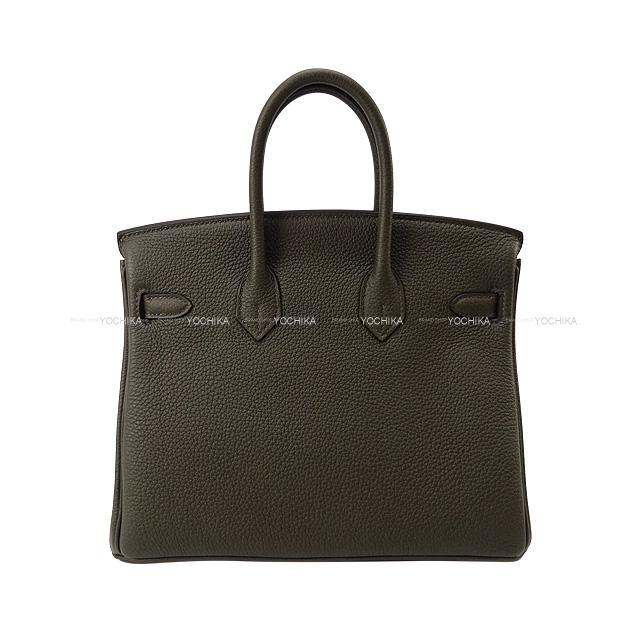 HERMES エルメス ハンドバッグ バーキン25 ヴェールグリス トゴ シルバー金具 新品