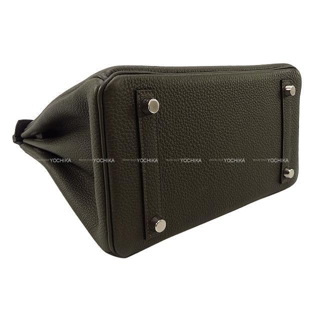 HERMES エルメス ハンドバッグ バーキン25 ヴェールグリス トゴ シルバー金具 新品