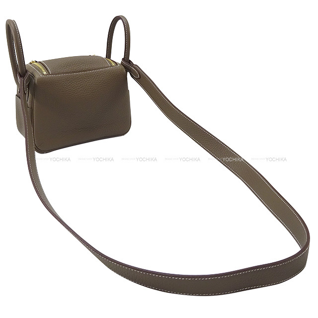 HERMES エルメス ショルダーバッグ リンディ 20 ミニ エトープ  