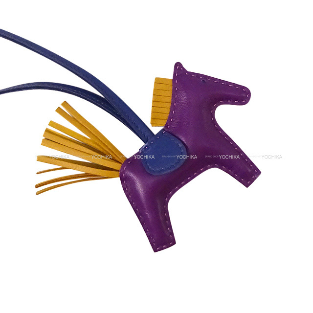 HERMES エルメス チャーム ロデオ PM ヴァイオレット/セサミ