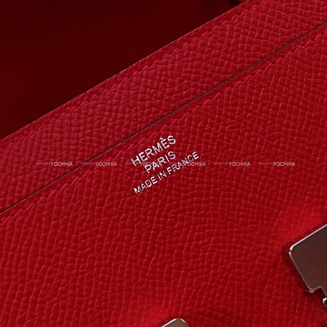 HERMES エルメス 長財布 コンスタンスロング トゥーゴー ルージュ
