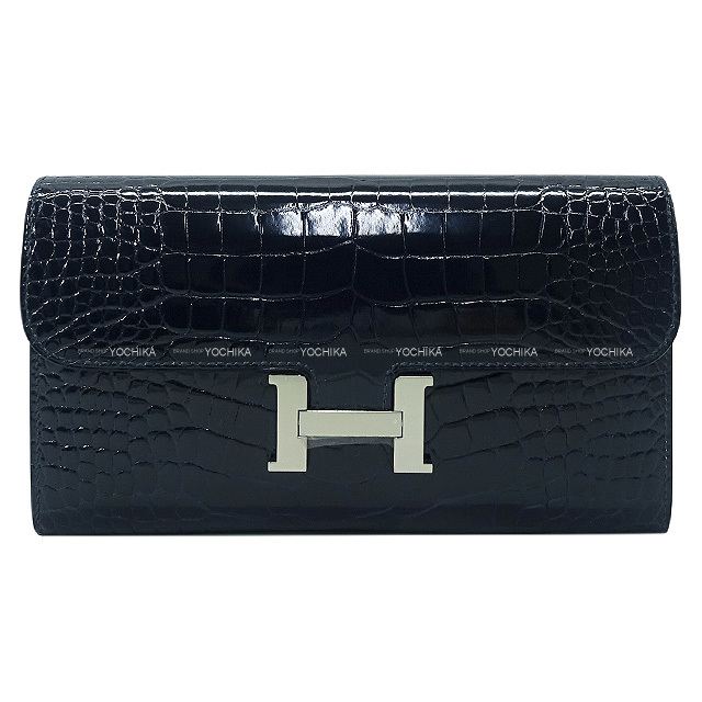 HERMES エルメス 長財布 コンスタンスロング ブルーバルト  