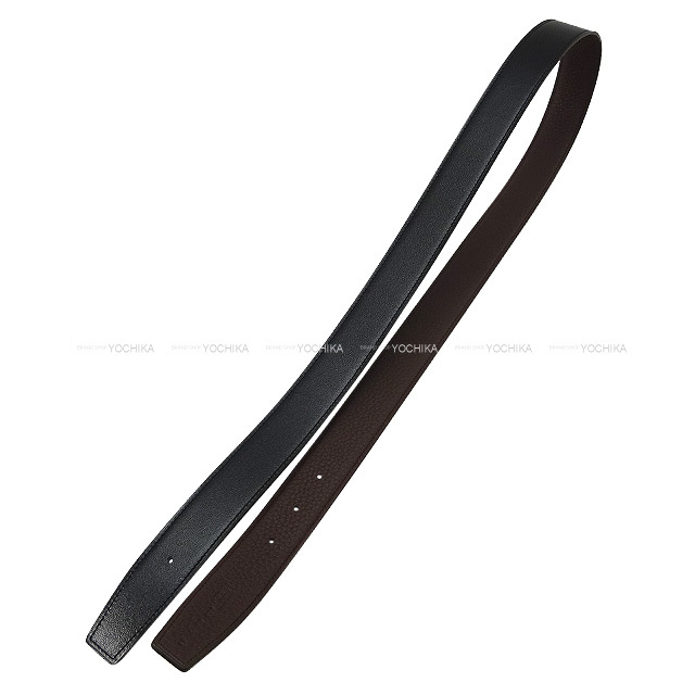 エルメス HERMES コンスタンス ベルト 95cm □刻 ブラック/ゴールド SV  