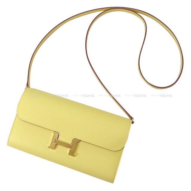 HERMES エルメス 長財布 コンスタンスロング トゥーゴー ジョーヌ  