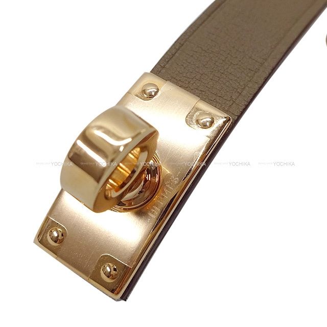 HERMES エルメス グローブ 手袋 ホルダー ケリー エトープ (エトゥープ  